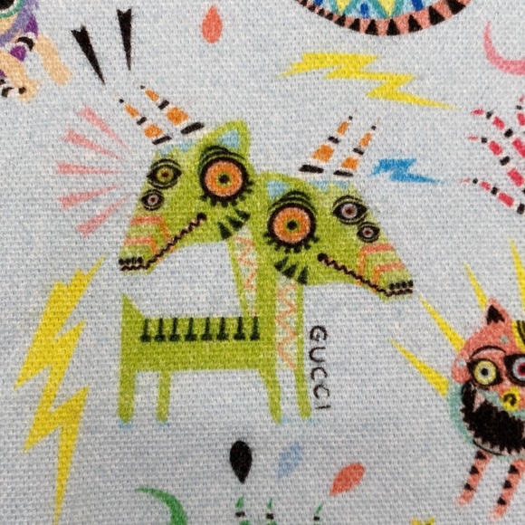 Gucci Monsters Tote/Shopper Bag-100% COTTON. - Picture 3 of 8